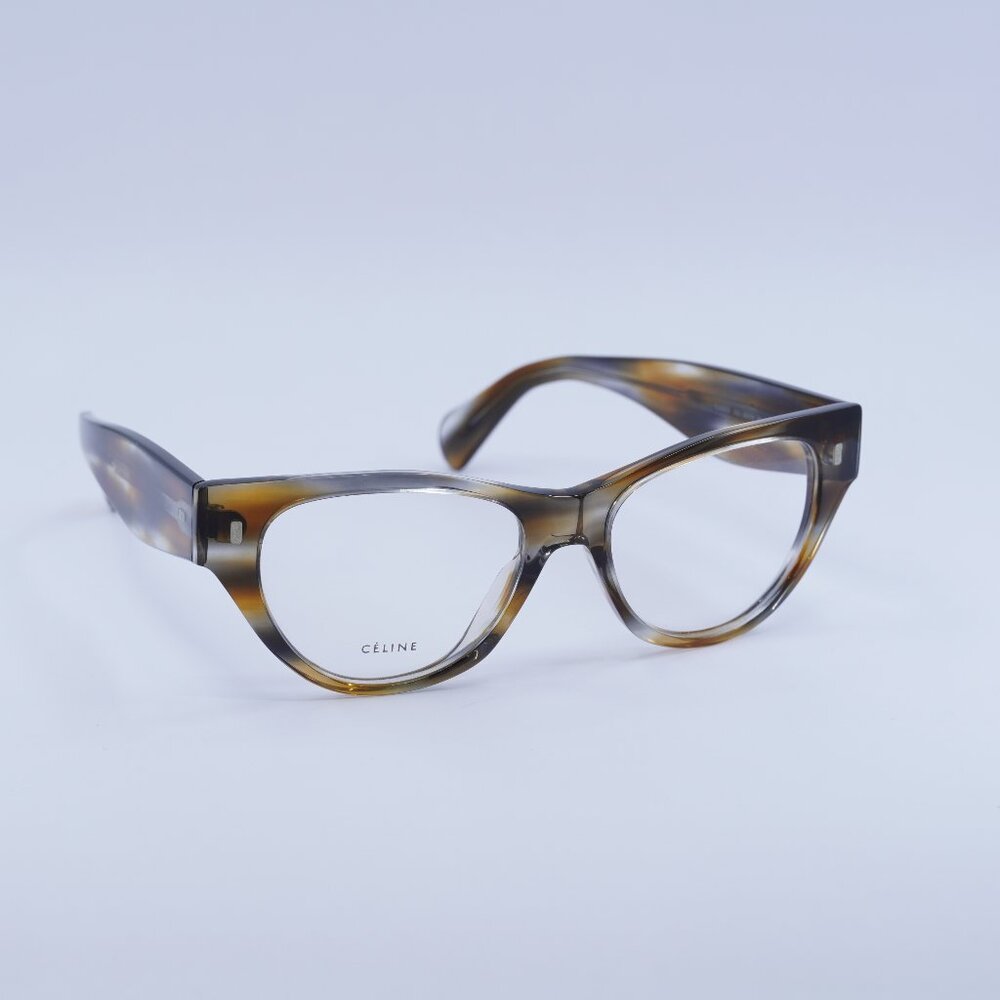 Celine CL50012I 055 Eyeglasses Havana 50mm Cat Eye Frame - Picture 6 of 9